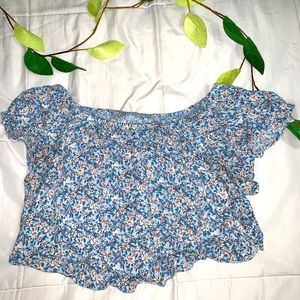Floral crop top